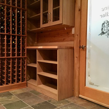Wine Cellar, Guest Room & Master Closet