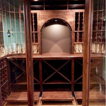 Wine Cellar Installation Project Atlanta, Georgia Master Builders