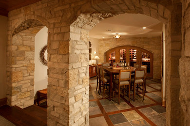 Inspiration for a classic wine cellar in Milwaukee.