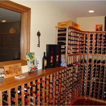 Wine Cellar Racks and Wine Cellar Cooling Unit California Builders