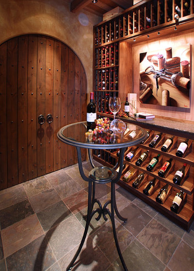 Traditional Wine Cellar by Renovation Artistry