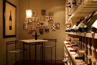 Wine cellar - contemporary wine cellar idea in Other