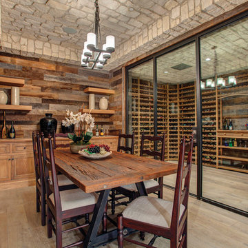 Wine cellar steel door