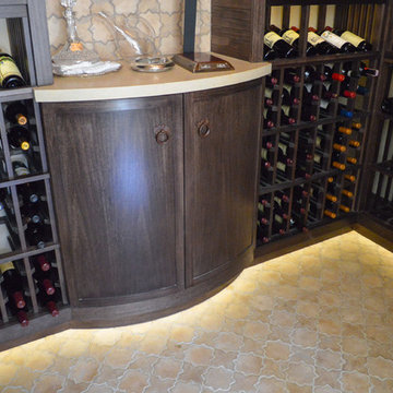 Wine Cellar Tuscan Design on Balboa Island in Orange County