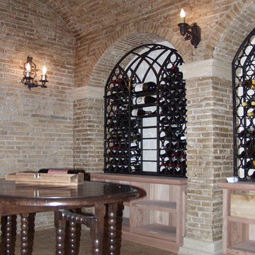 Wine Cellar w Vaulted Ceiling