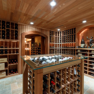 Wine Cellar with Secret Door in Villanova, PA