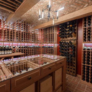 Wine Cellar with Secret Door in Villanova, PA