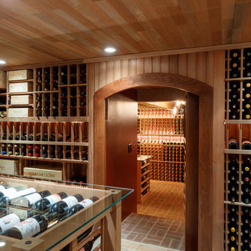 Wine Cellar with Secret Door in Villanova, PA
