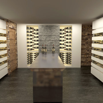 Wine cellars and wine cabinets - 3D Design