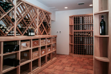 Inspiration for a timeless wine cellar remodel in Philadelphia