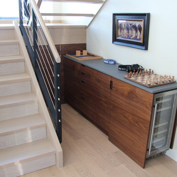 Wine cooler and under staircase storage