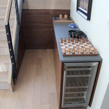 Wine cooler and under staircase storage