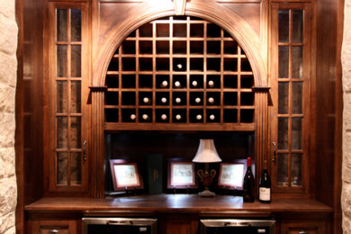 Inspiration for a craftsman wine cellar remodel in Atlanta