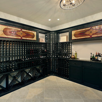 Wine Racking & Enclosed Storage Space