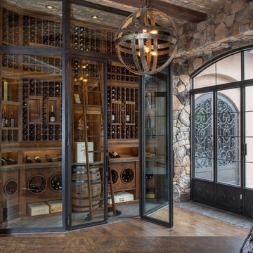 Wine Room with Rolling Ladder