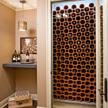 Wine storage & tasting area