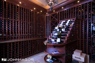 Elegant wine cellar photo in Richmond