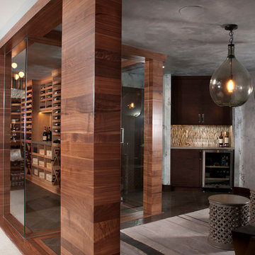 Wood, Glass & Wine Cellar