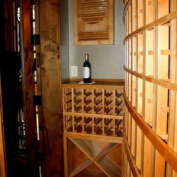 Wooden Wine Racks and Cooling System Project by Texas Builders