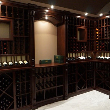 Yang- Dark Wood Wine Cellar