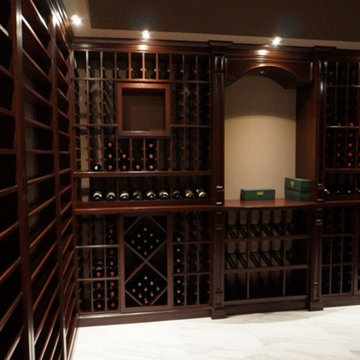 Yang- Dark Wood Wine Cellar