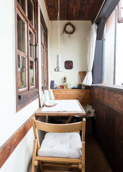 Traditional Sunroom by Kate Jordan Photo