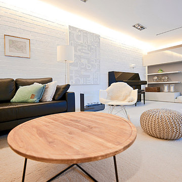 400 qm Atrium Bungalow in Bayern - Renovierung und Interior Design