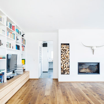 ac009 - White & Wood_ Küche und Wohnraumgestaltung