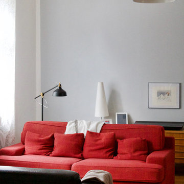 Altbau / Wohnzimmer mit Sofainsel