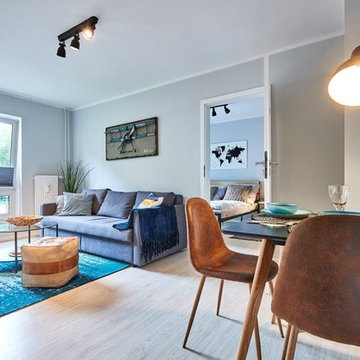 Ausstattung eines 1- Zimmer- Appartements für möbliertes Wohnen - Hamburg