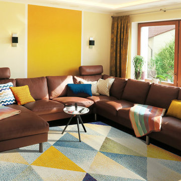 Die neue XXL-Couch bietet für jeden Platz