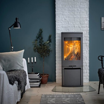 Dunkles Design für das Fireplace