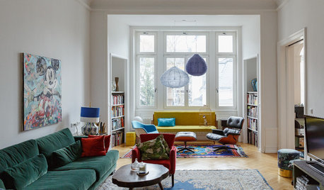 My Houzz: A Bright, Colourful and Vintage-filled Family Flat