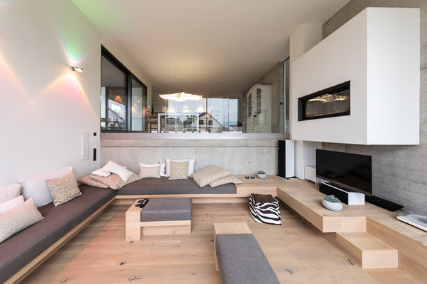 Modern Wohnbereich by arc-studio carnevale architekten und ingenieure