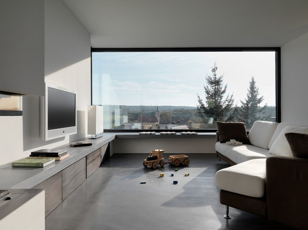 Modern Wohnzimmer by Ippolito Fleitz Group – Identity Architects
