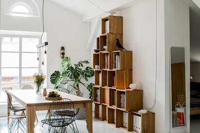 Inspiration for a scandi dining room in Cologne.
