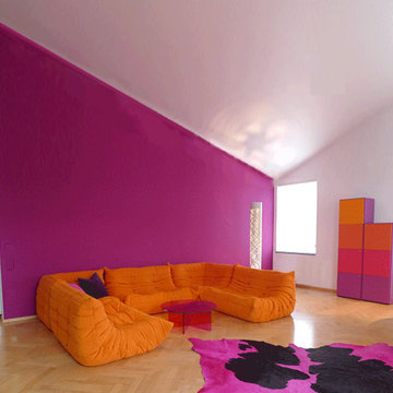 Mut zur Farbe-  Einfamilienhaus in münchen