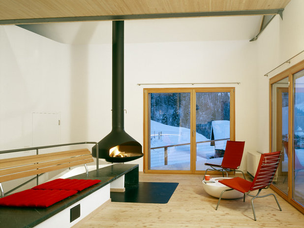 Modern Wohnzimmer by Drexler Guinand Jauslin Architekten GmbH