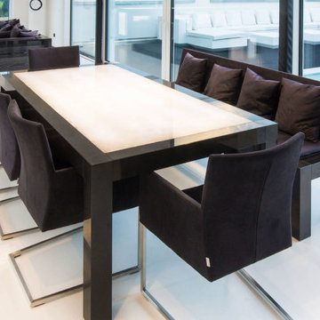 Semiprecious Dining room table - luxury coffee table - Luis Design -