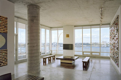 Modernes Wohnzimmer in New York