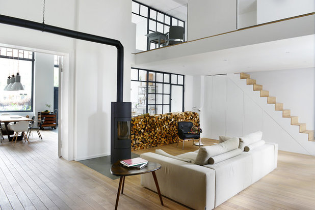 Scandinavian Living Room by Studio Swen Burgheim