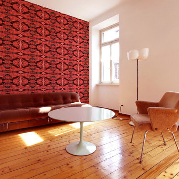 Wohnbereich mit individuellen Design-Möbeln / Individual Design Furniture