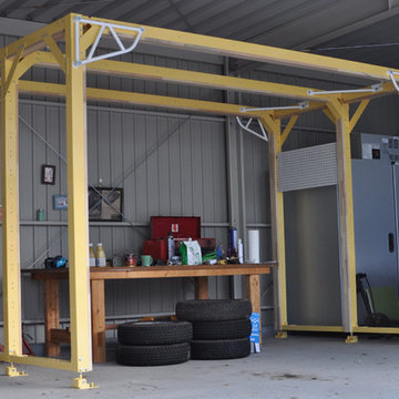 Classic GB car & farming garage