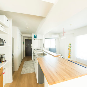 可変的でありオープンな西新マンションリノベ