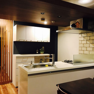 Inspiration for a midcentury kitchen in Tokyo.