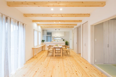 【ZEH・V2H対応スマートハウス】風を感じる無垢ヒノキの床が素足に気持ちいい木の家