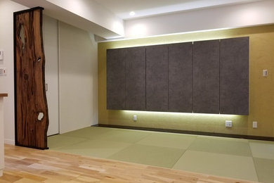 東京23区にある和風のおしゃれなダイニングの写真