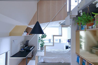 Modernes Esszimmer in Osaka