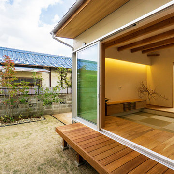 光庭の平屋