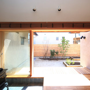 Foto di un patio o portico scandinavo in cortile